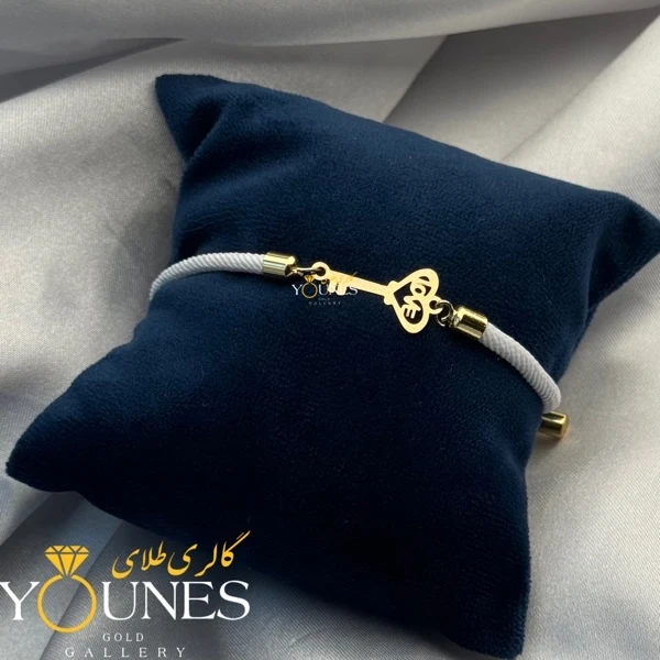 تصویر دوم دستبند کلید قلبی ولنتاین